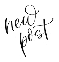 New Post Sticker by MJ Creative Co