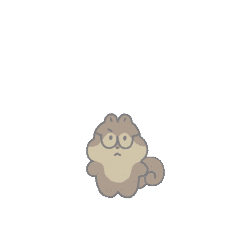 Squirrel Lucy Sticker