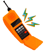 Ringing Mobile Phone Sticker by COTR