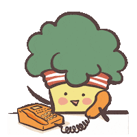 Phone Call Tomato Sticker