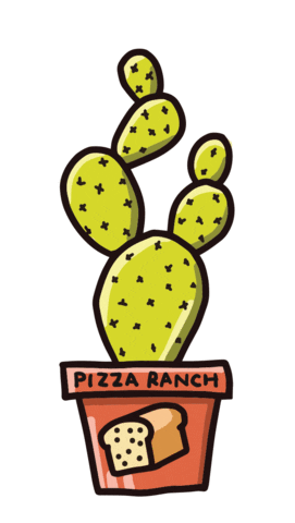Cactus 40Thanniversary Sticker by Pizza Ranch