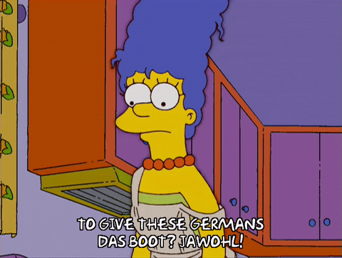 marge simpson stairs GIF