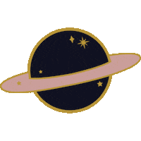 Pink Space Sticker by Tumble 'N Dry