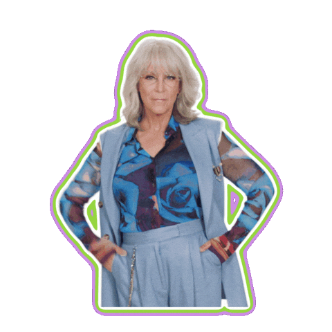 Jamie Lee Curtis Tess Coleman Sticker by Walt Disney Studios