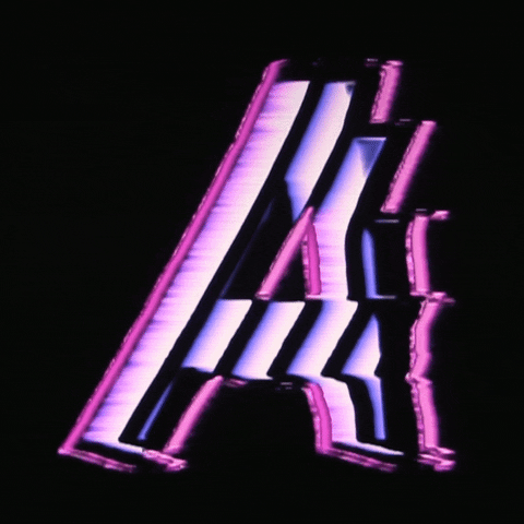 Glitch Alphabet GIF by #BASILIO