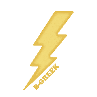 Greek Life Lightning Sticker by B-Unlimited