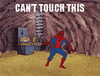 mc hammer 60s spiderman GIF