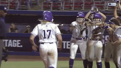 Home Run Softball GIF by Northwestern Athletics