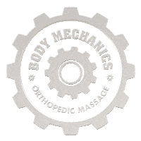bodymechanicsnyc body mechanics orthopedic massage logo Sticker