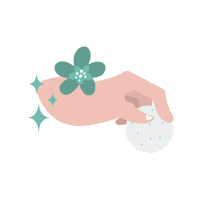 Skincare Hand Sticker by thepurestsolutions