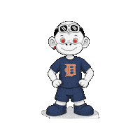 Detroit Tigers Baseball Sticker by Zhot