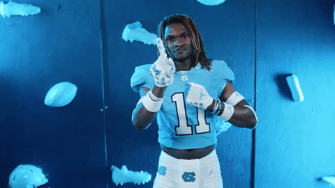 North Carolina Football GIF by UNC Tar Heels