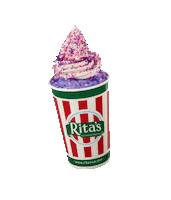 Happy Frozen Custard Sticker by Rita's Italian Ice