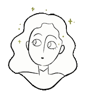 Girl Star Sticker