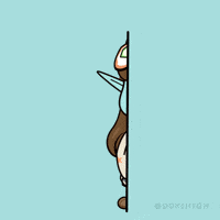 dokihigh shy hiding hidden introvert GIF