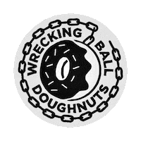 Doughnut Dundee Sticker by Wrecking Ball Doughnuts