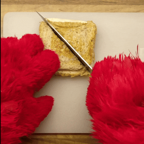 Cut Sandwich GIF by Angry Birds