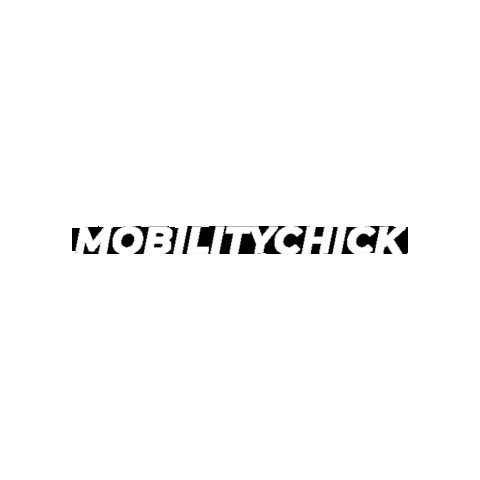 mobilitychick giphygifmaker logo movement chick Sticker