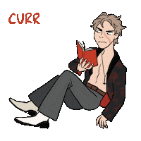 aliceeberti reading neon brothers aliceeberti Sticker