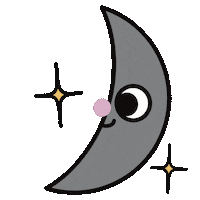 Tired Night Time Sticker