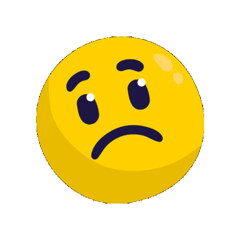 Liberty_Kurnia giphygifmaker sad emoji down Sticker