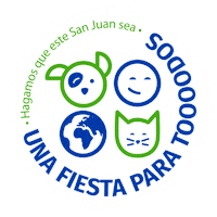 San Juan Fiesta Sticker by Mi Mascota y Yo