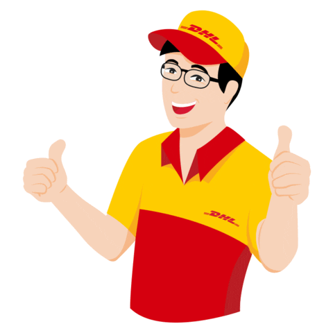 Top Thumbs Up Sticker by DHL