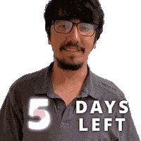 5 Days 5D Sticker