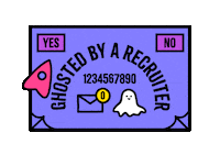 Rejected Interview Sticker by Jessica Lau