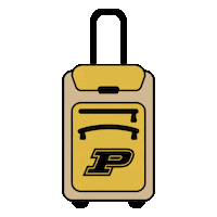 Explore Black And Gold Sticker by Purdue University