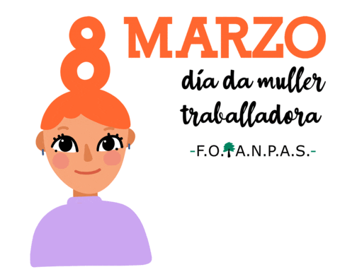 Dia Da Muller Traballadora Sticker by FOANPAS