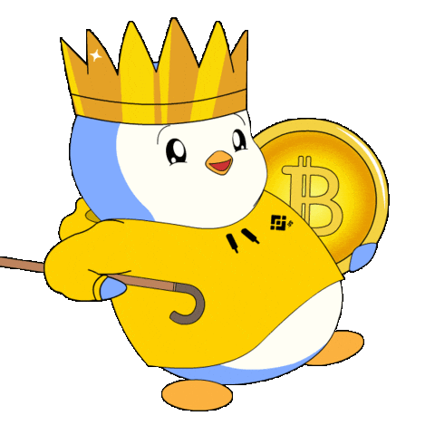 Crypto Penguin Sticker by Pudgy Penguins