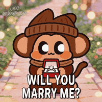 Propose Love You GIF by Chimpers