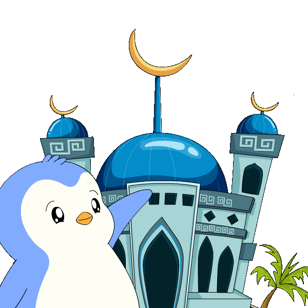 Pray Eid Al Fitr Sticker by Pudgy Penguins