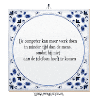 Computer Humor Sticker by Tegelspreuken.nl