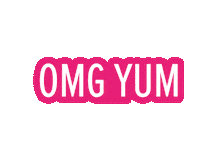 Noms Omg Sticker by Baked by Melissa