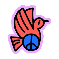 FetedelaMusiqueDeutschland music peace bird respect Sticker