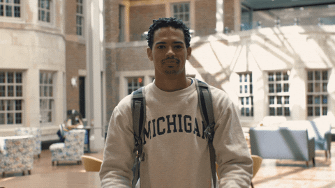 Back To School Thumbs Up GIF by University of Michigan