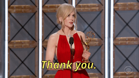 nicole kidman thank you GIF by Emmys