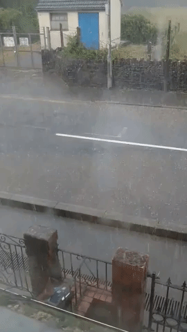 Heavy Rain Brings Flash Flooding to Devon
