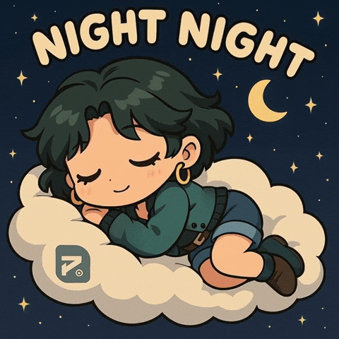 Twinkling Good Night GIF by Persona