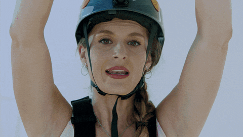 nervous leap of faith GIF by Hallmark Channel