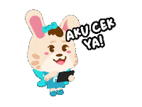 Admin Kelinci Sticker by Accurate Indonesia