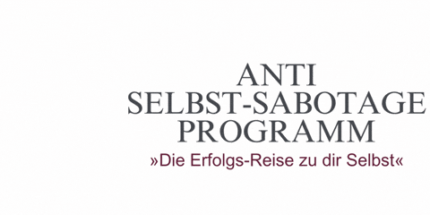 Anti Selbstsabotage GIF by Finkelstein Coaching & Consulting