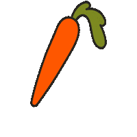 maevechocolate chocolate seattle veggie carrot Sticker