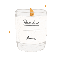 Relax Candle Sticker by Kanva Home and Living