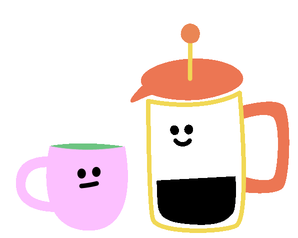 Friends Coffee Sticker by lisa juk