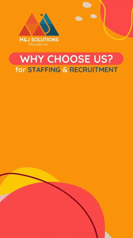Hiring Human Resources GIF by M and J Solutions Provider Inc.