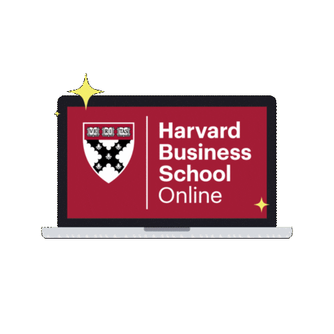 Sparkle Online Learning Sticker by Harvard Business School