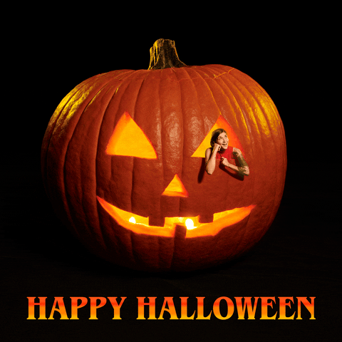 linneabullion giphyupload halloween spooky pumpkin GIF